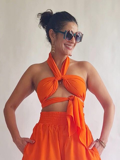 TOP FAIXA LARANJA