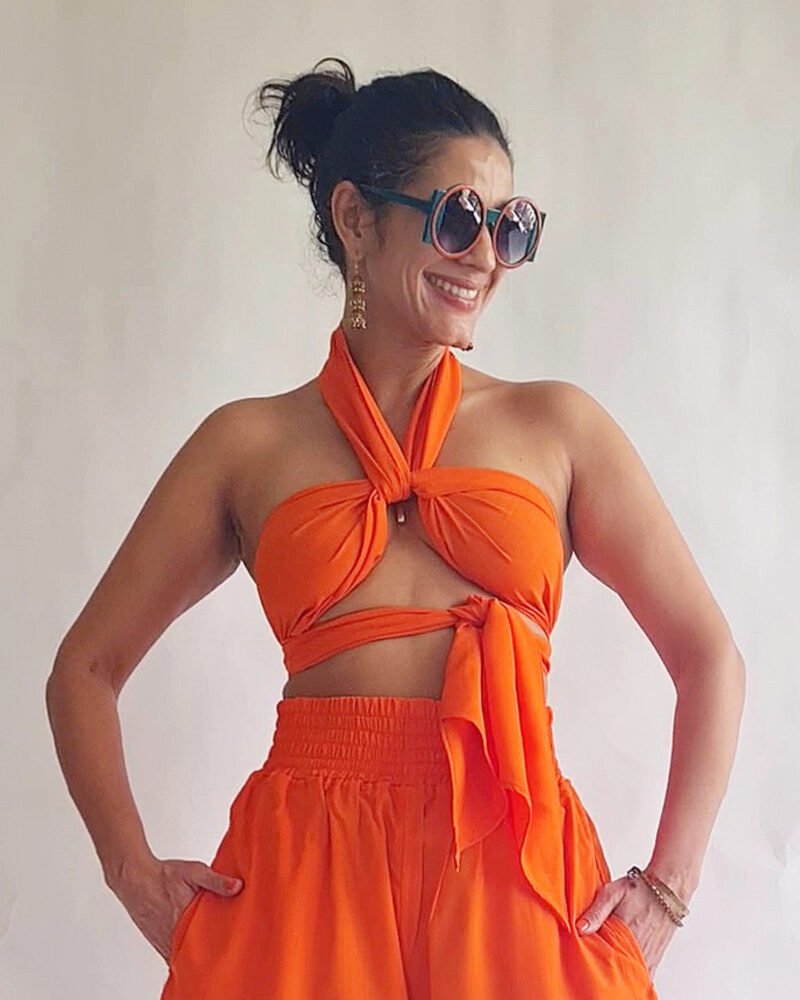 TOP FAIXA LARANJA