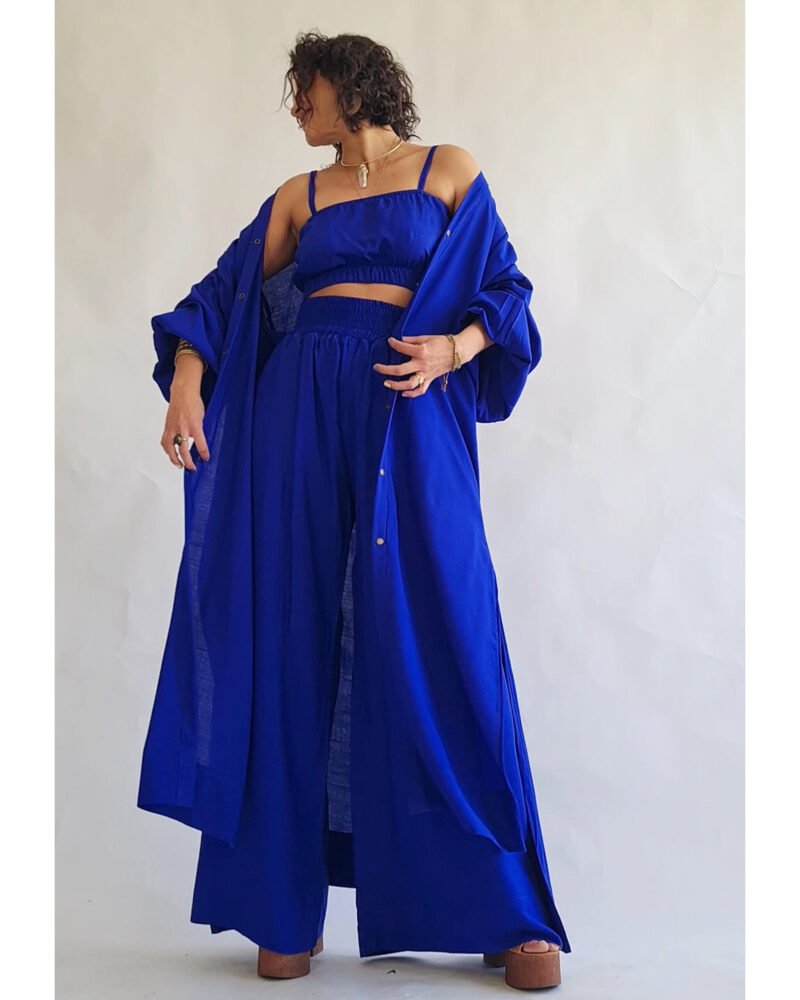 KIMONO LILITH LONGO AZUL ROYAL - Imagem 11