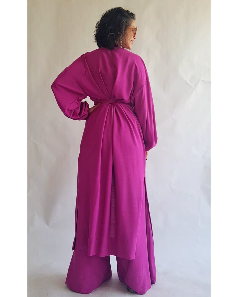 KIMONO LILITH LONGO FUCSIA - Imagem 3