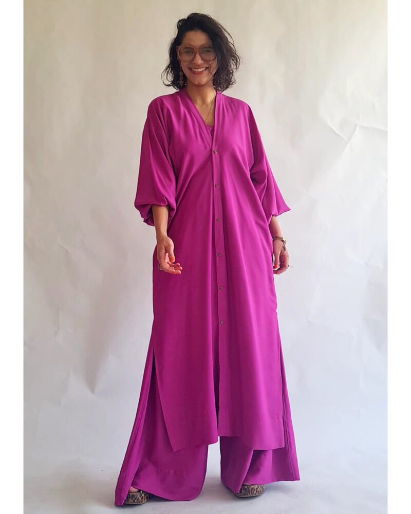 KIMONO LILITH LONGO FUCSIA - Imagem 7