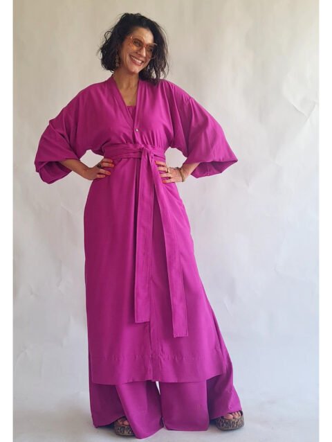 KIMONO LILITH LONGO FUCSIA