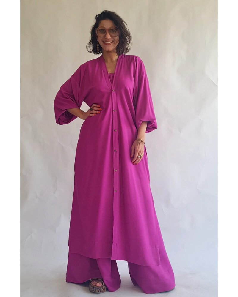 KIMONO LILITH LONGO FUCSIA - Imagem 6