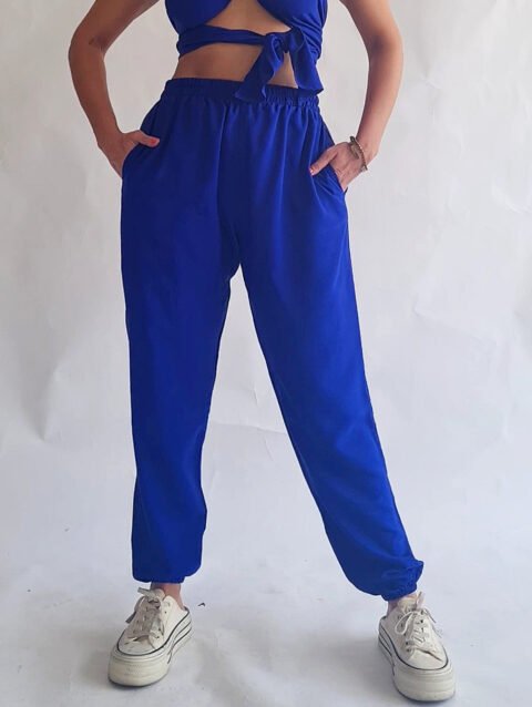 CALÇA MARIA JOÃO AZUL ROYAL