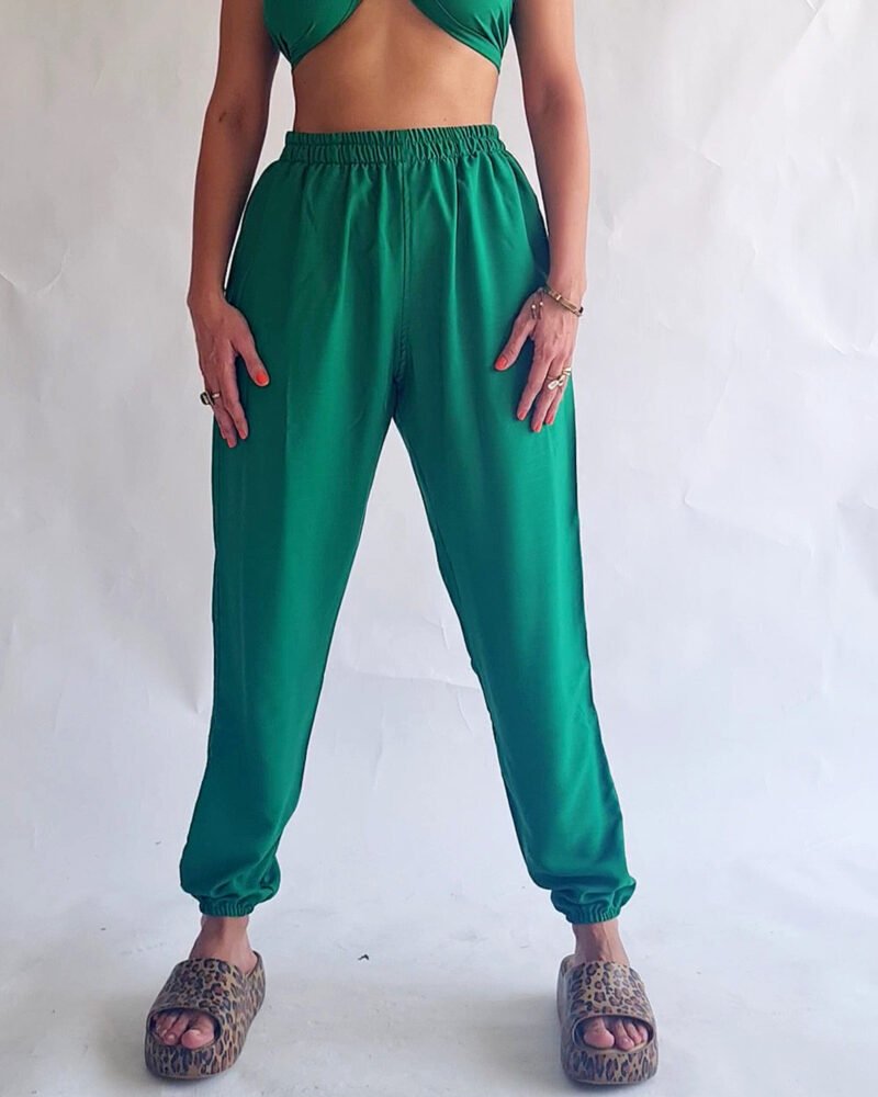 CALÇA MARIA JOÃO VERDE BANDEIRA