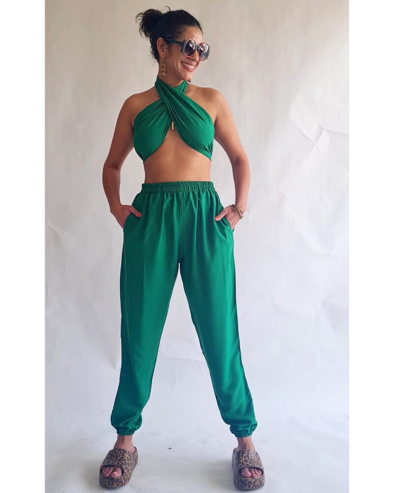 CALÇA MARIA JOÃO VERDE BANDEIRA - Imagem 2