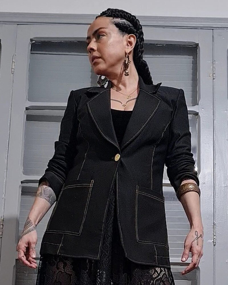 BLAZER LAURYN BLACK JEANS - Imagem 5