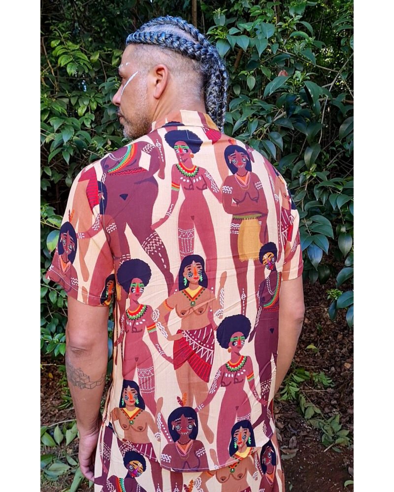 CAMISA MARIA JOÃO MANGA CURTA MESTIÇA - Imagem 2