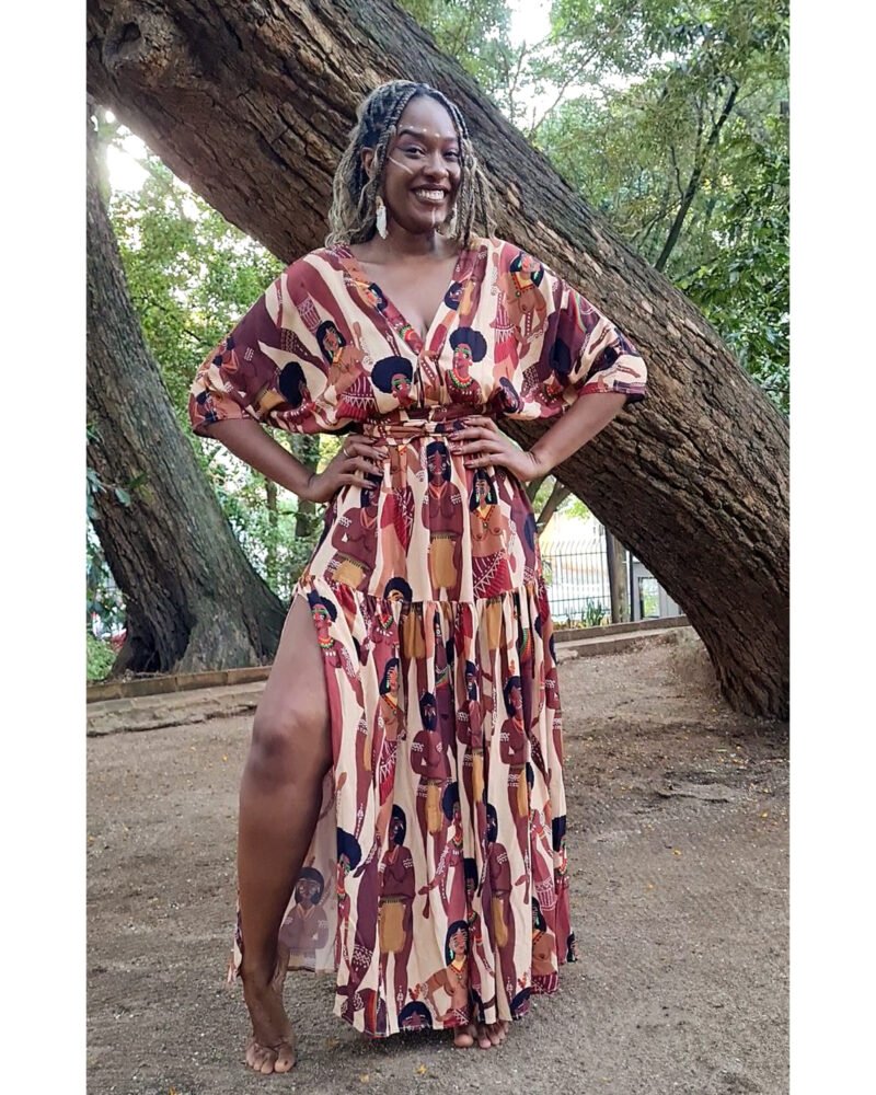 VESTIDO FÊNIX LONGO MESTIÇA - Imagem 2