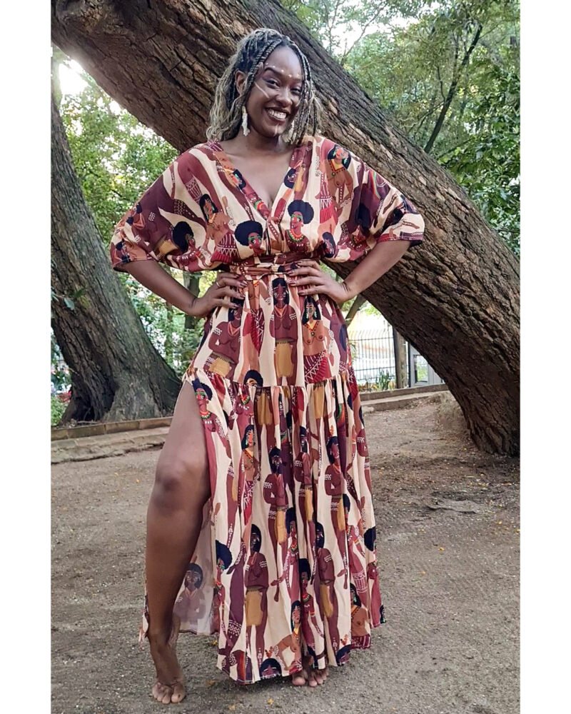 VESTIDO FÊNIX LONGO MESTIÇA - Imagem 4