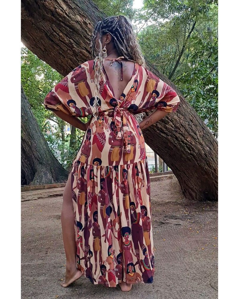 VESTIDO FÊNIX LONGO MESTIÇA - Imagem 3