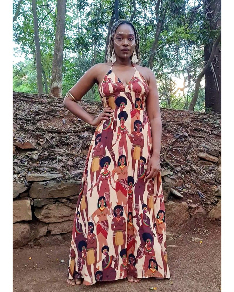 VESTIDO GAL LONGO MESTIÇA