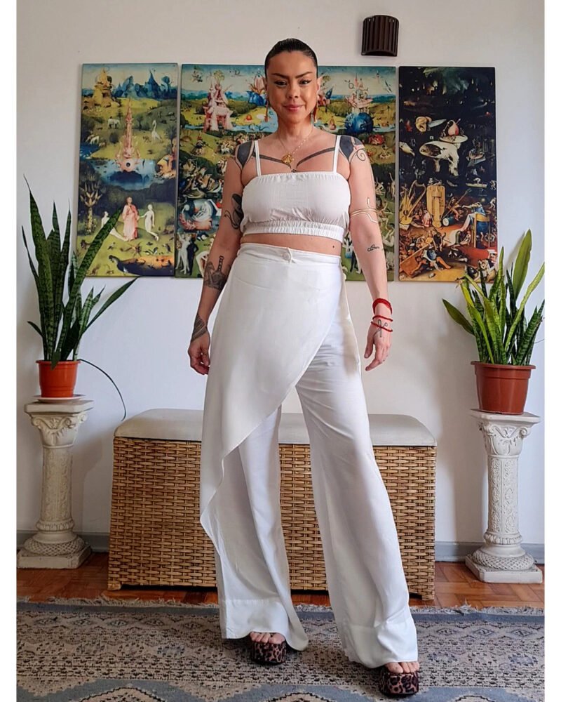 CALÇA TROFFEA OFF WHITE - Imagem 12