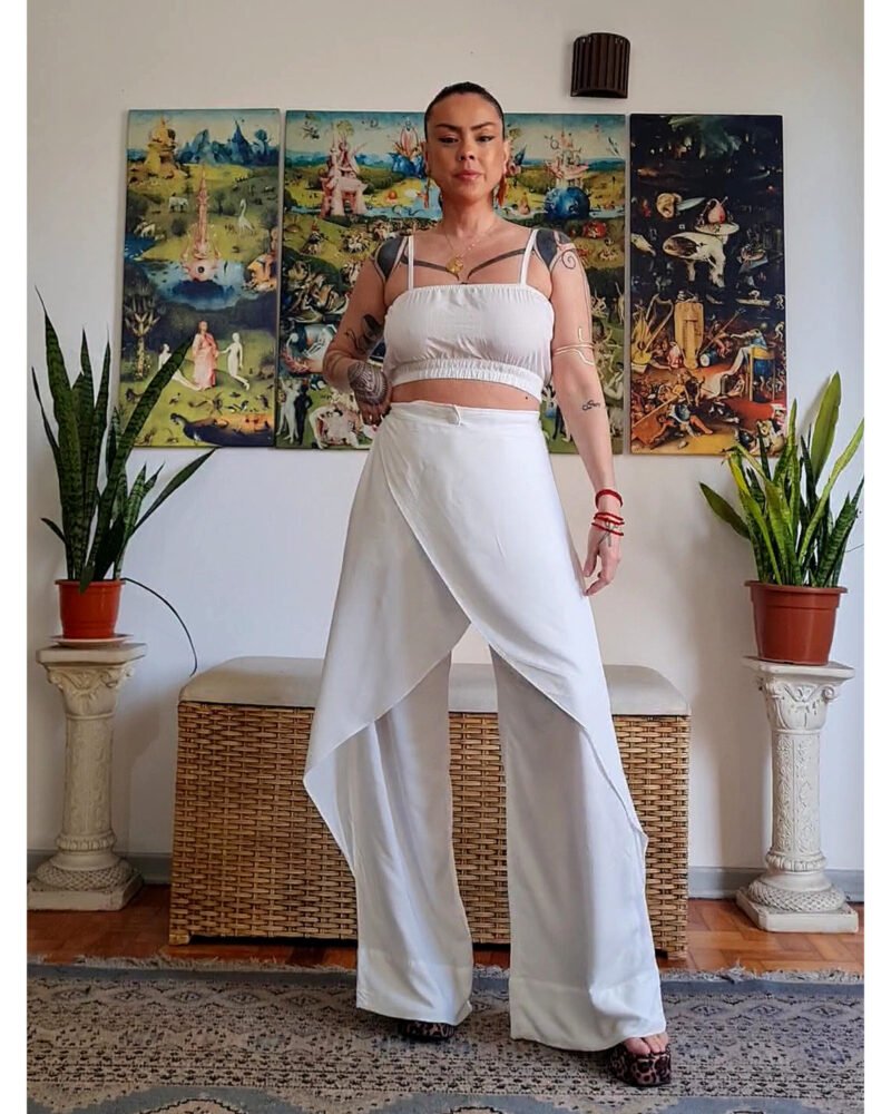 CALÇA TROFFEA OFF WHITE - Imagem 9