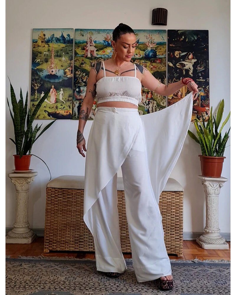 CALÇA TROFFEA OFF WHITE - Imagem 8