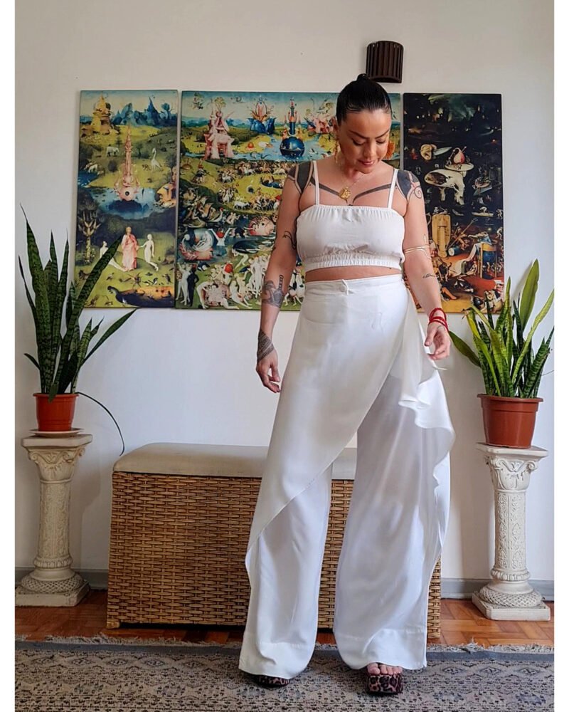 CALÇA TROFFEA OFF WHITE - Imagem 7