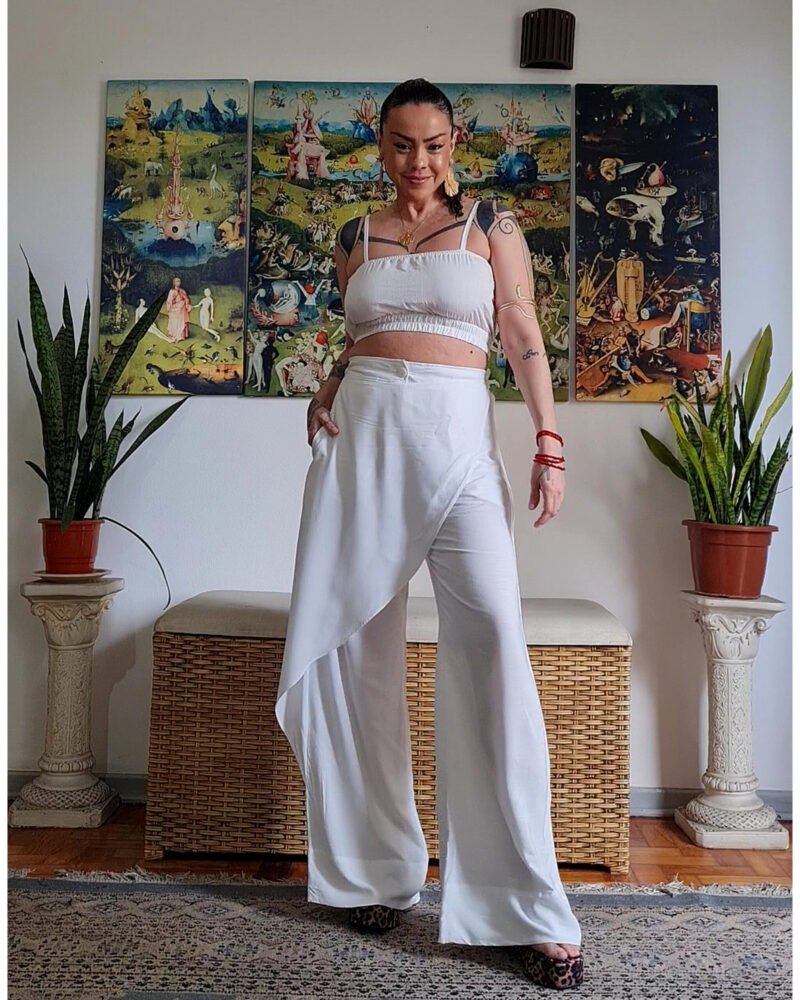 CALÇA TROFFEA OFF WHITE