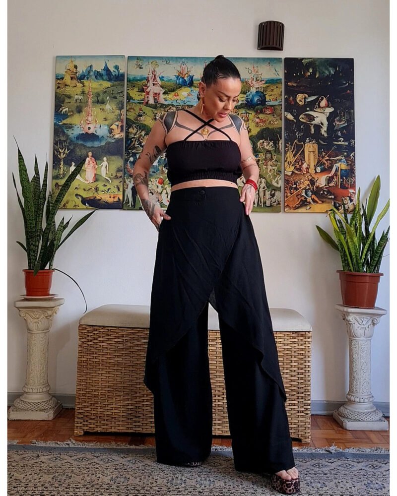 CALÇA TROFFEA PRETA - Imagem 8