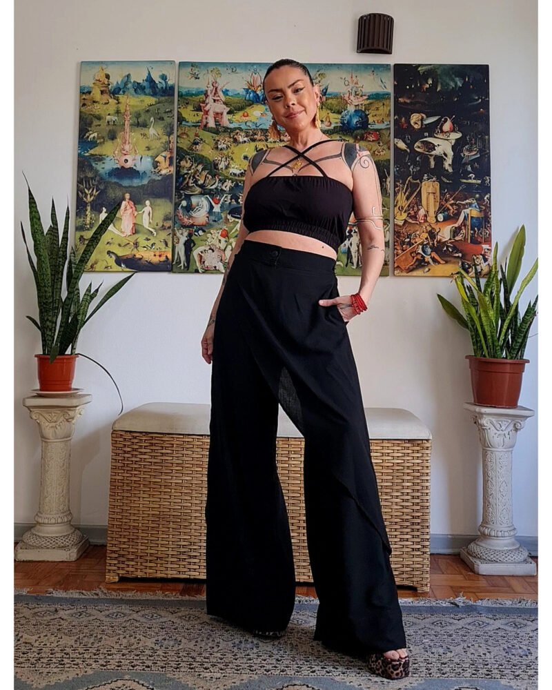 CALÇA TROFFEA PRETA - Imagem 7