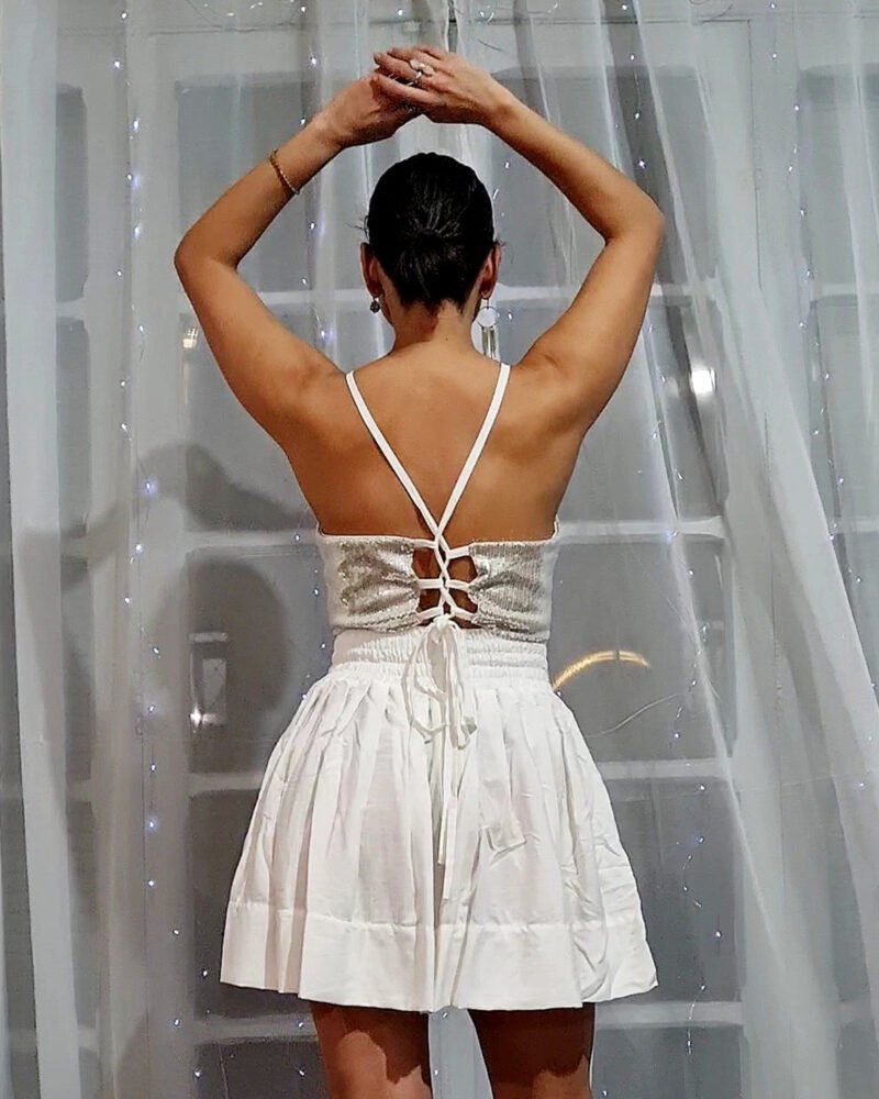 SAIA JASMIM CURTA OFF WHITE - Imagem 5