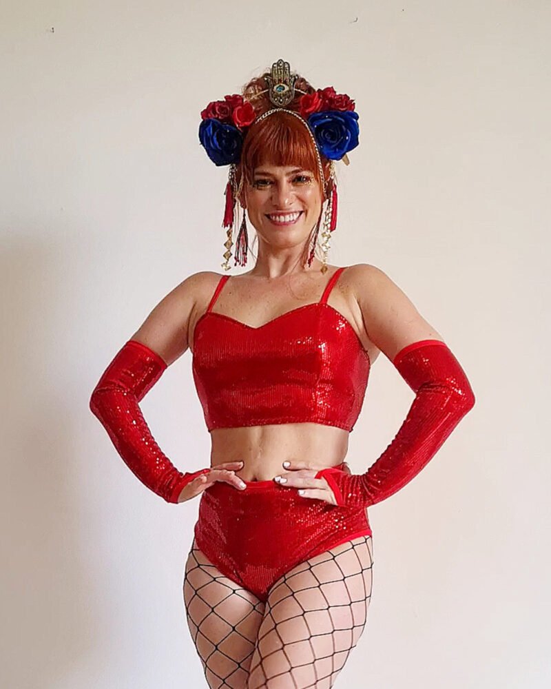 TOP CORSET PAETÊ VERMELHO - Imagem 5