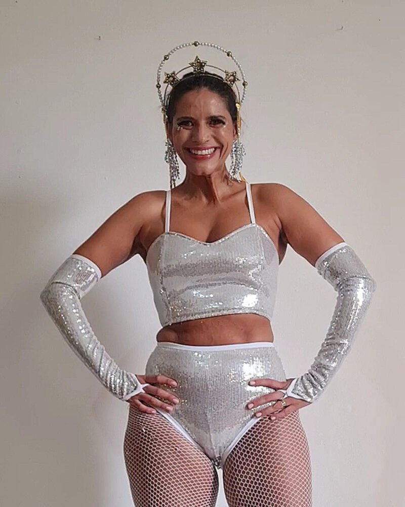 TOP CORSET PAETÊ PRATA - Imagem 6
