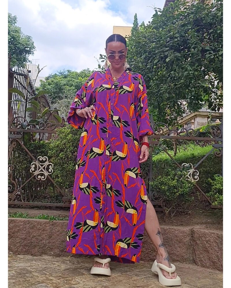 KIMONO LILITH LONGO TUCANOS - Imagem 5