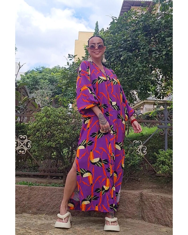 KIMONO LILITH LONGO TUCANOS - Imagem 6