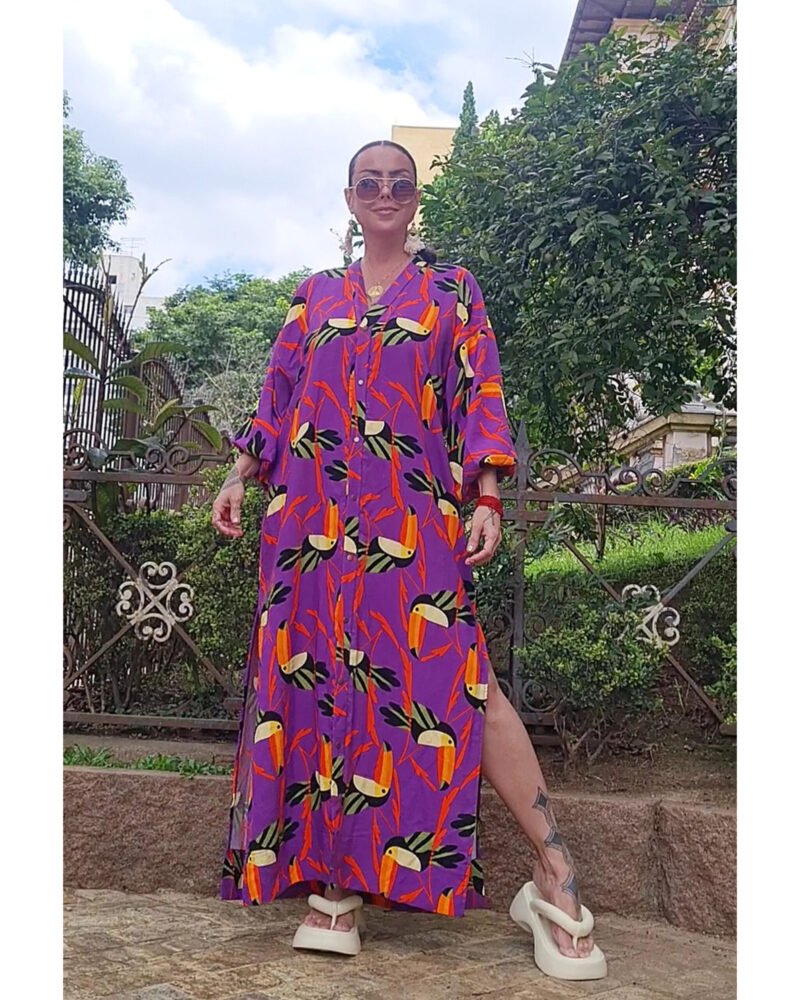 KIMONO LILITH LONGO TUCANOS - Imagem 7
