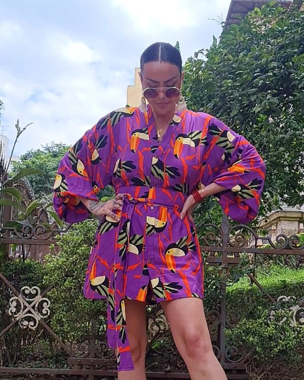 KIMONO LILITH CURTO TUCANOS - Imagem 3