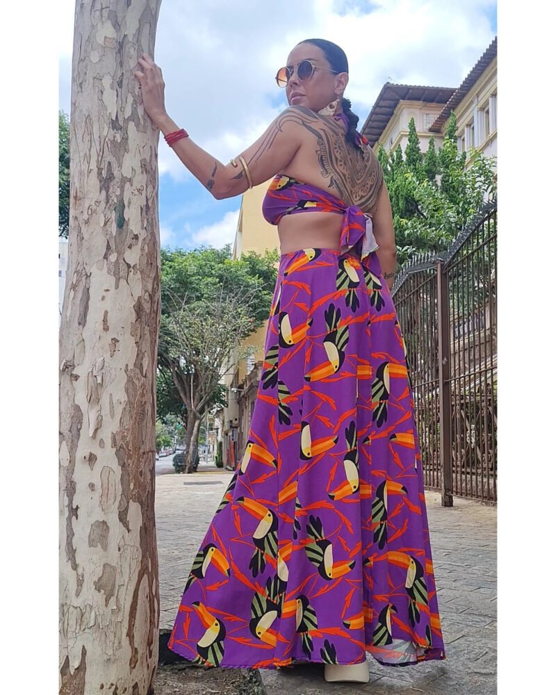 VESTIDO CHER LONGO TUCANOS - Imagem 5