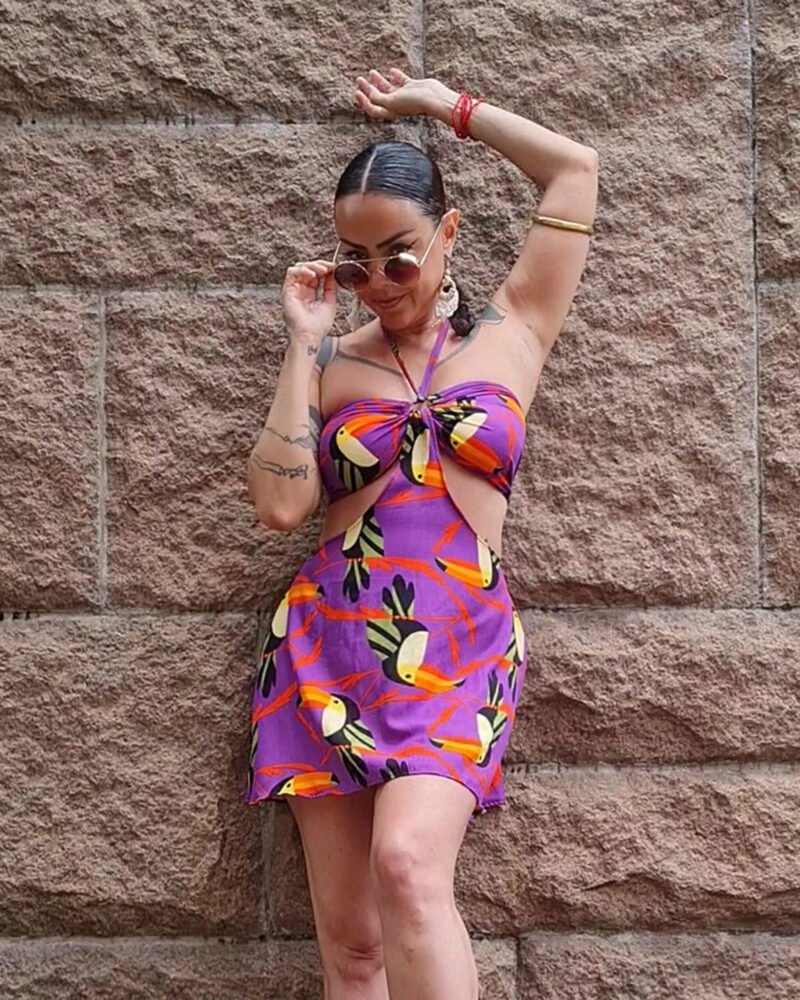 VESTIDO CHER CURTO TUCANOS