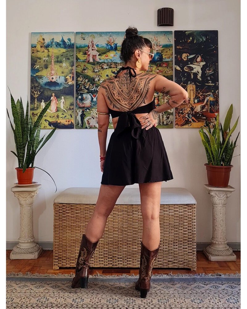 VESTIDO CHER CURTO PRETO - Imagem 2