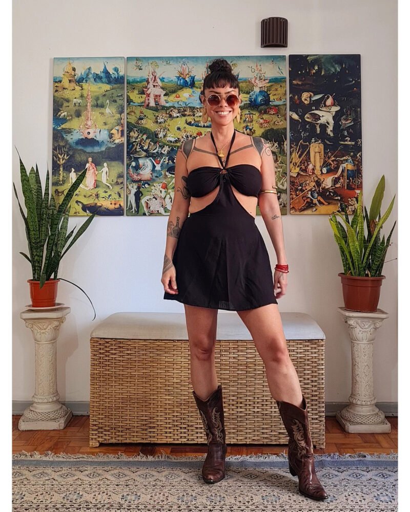 VESTIDO CHER CURTO PRETO - Imagem 3