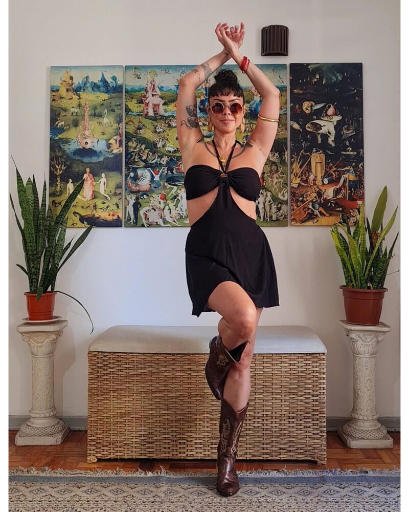 VESTIDO CHER CURTO PRETO - Imagem 5