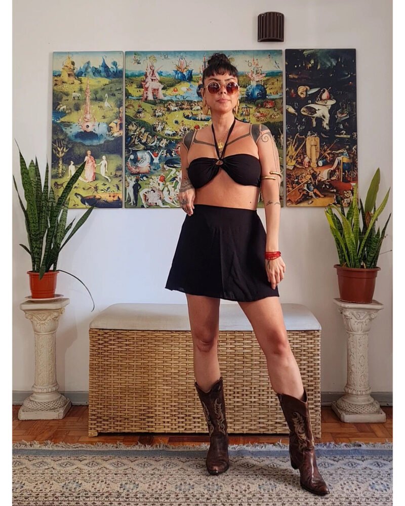 VESTIDO CHER CURTO PRETO - Imagem 17