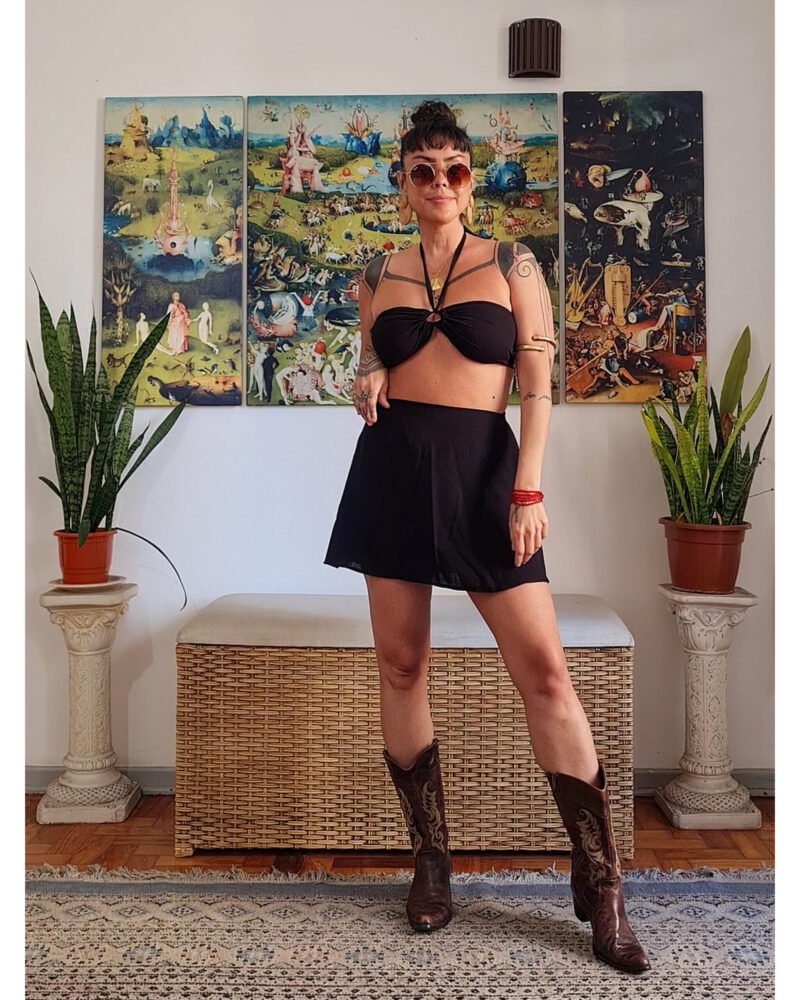 VESTIDO CHER CURTO PRETO - Imagem 16