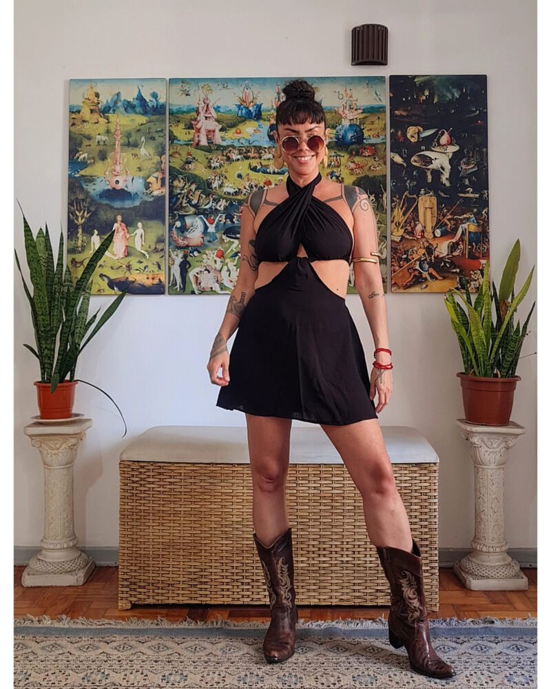 VESTIDO CHER CURTO PRETO - Imagem 12