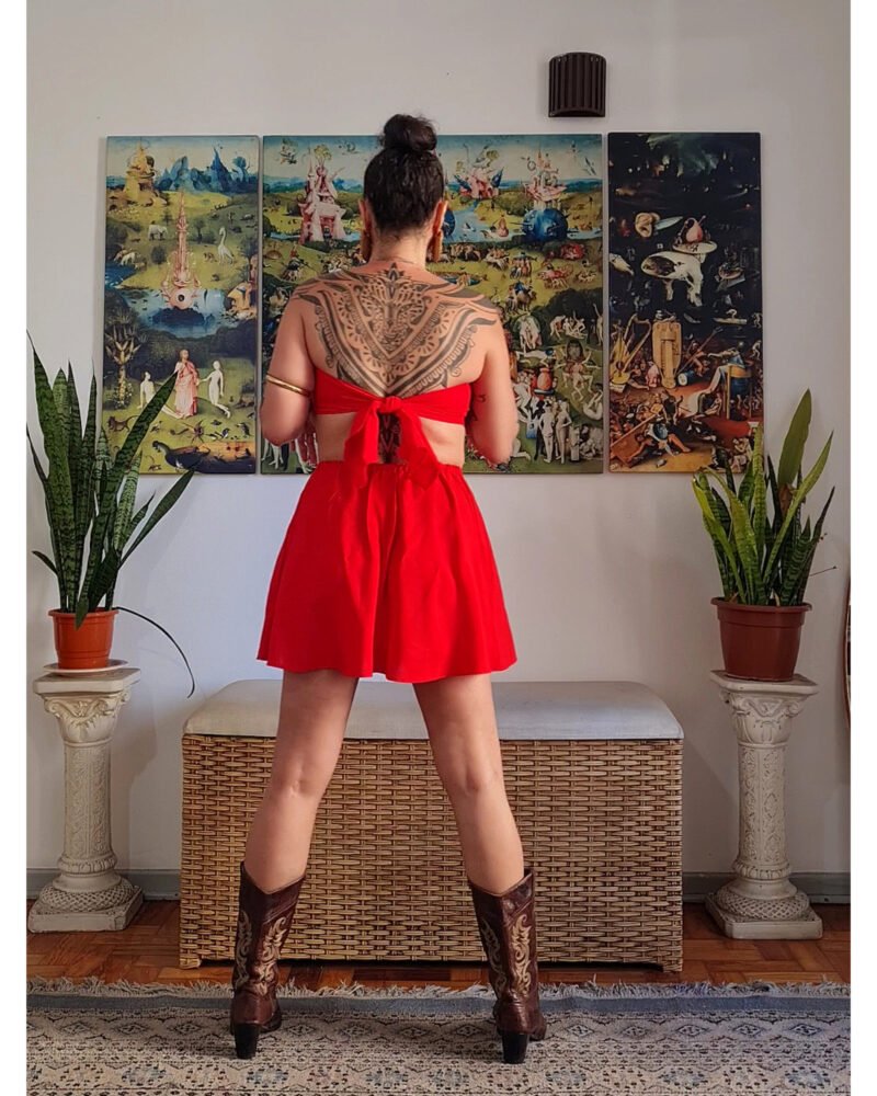 VESTIDO CHER CURTO VERMELHO - Imagem 4