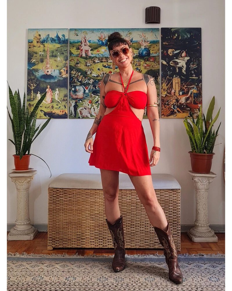 VESTIDO CHER CURTO VERMELHO - Imagem 13
