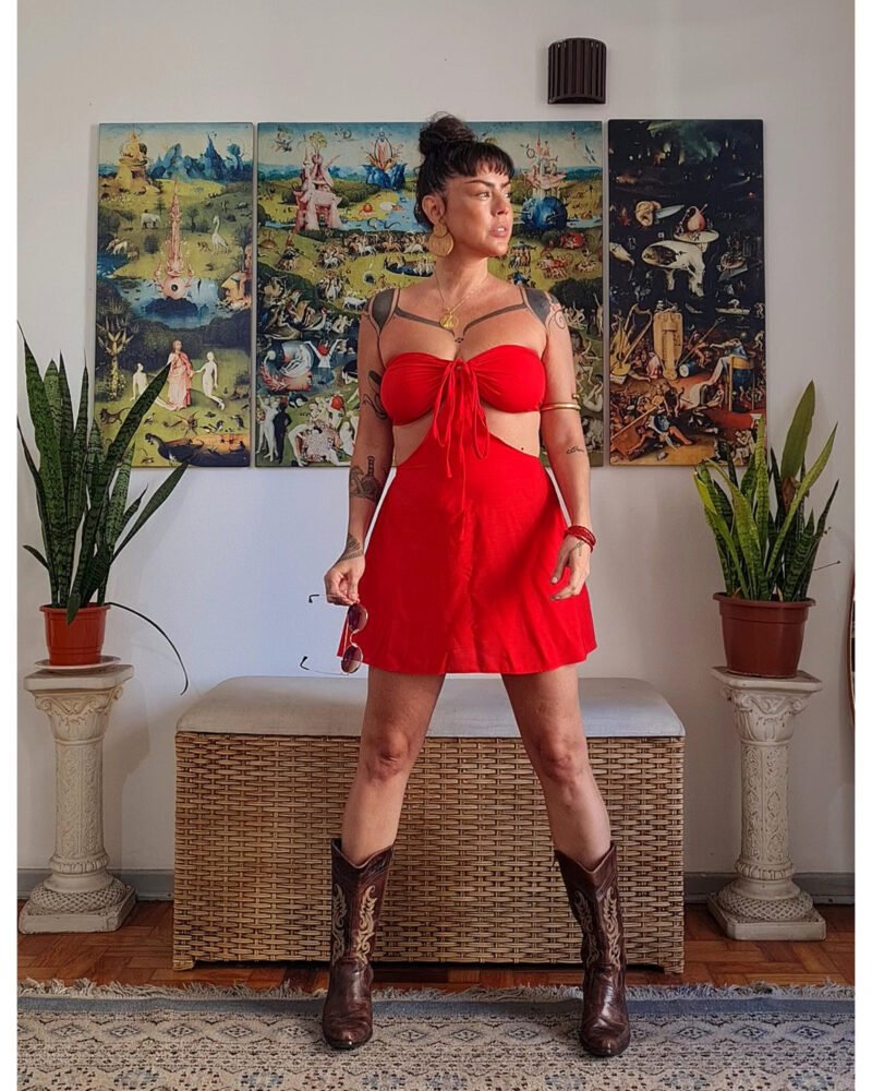 VESTIDO CHER CURTO VERMELHO - Imagem 14