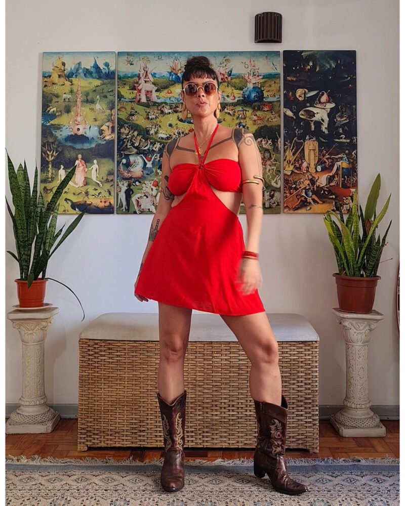 VESTIDO CHER CURTO VERMELHO - Imagem 9