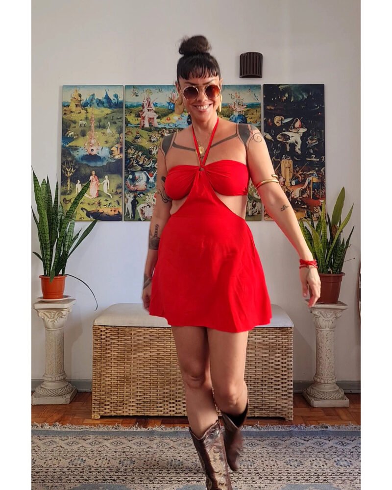 VESTIDO CHER CURTO VERMELHO - Imagem 11