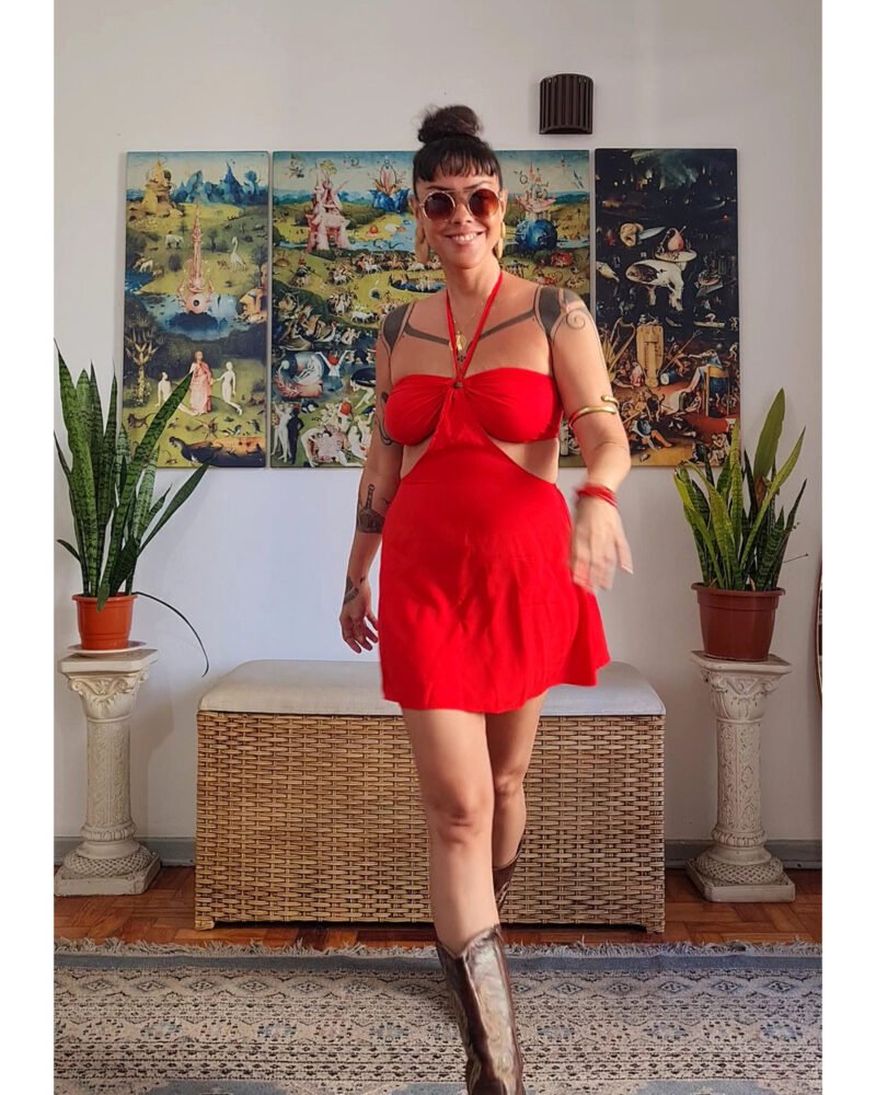 VESTIDO CHER CURTO VERMELHO - Imagem 12