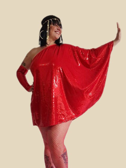 BATA ASSUCENA PAETÊ VERMELHO