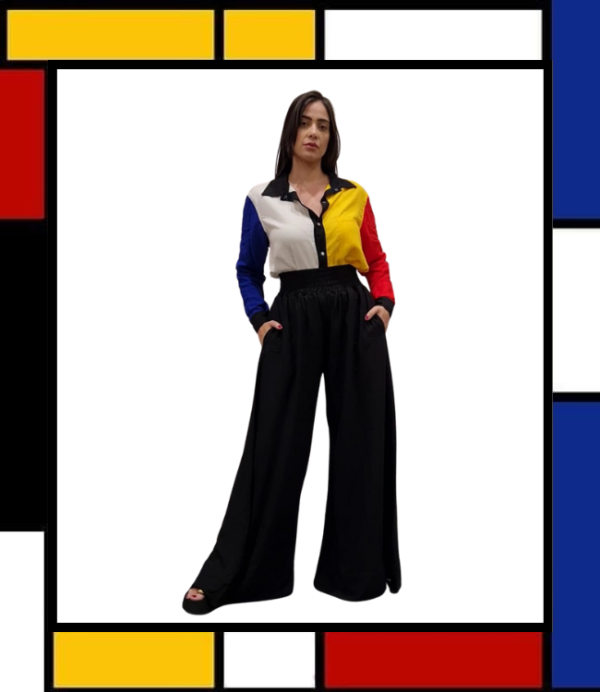 CAMISA MARIA JOÃO MANGA LONGA MONDRIAN - Image 5