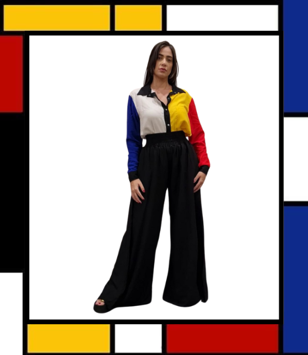 CAMISA MARIA JOÃO MANGA LONGA MONDRIAN - Image 4