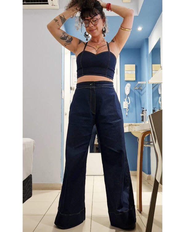 CALÇA ALFAIATARIA JEANS - Imagem 4