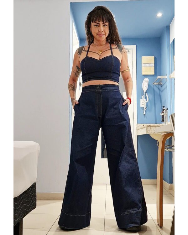 TOP CORSET JEANS - Imagem 5