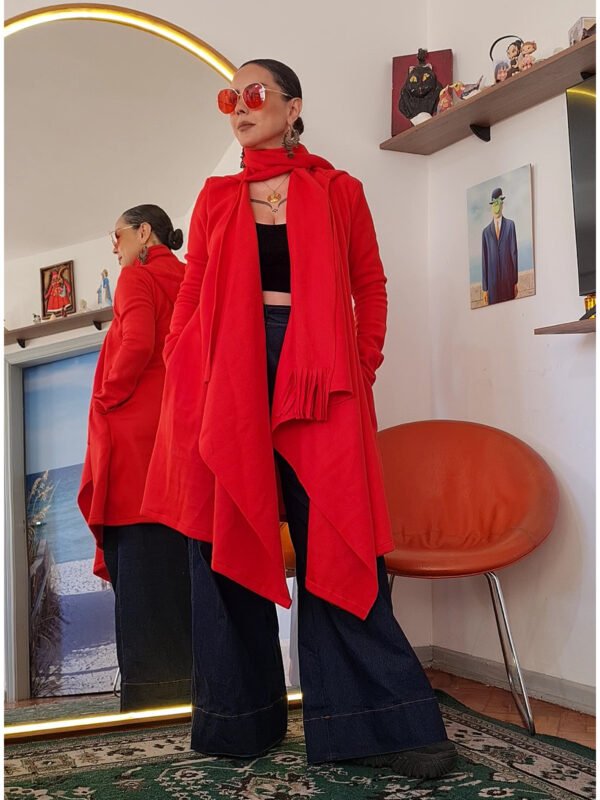 CASACO COBERTOR VERMELHO 2025